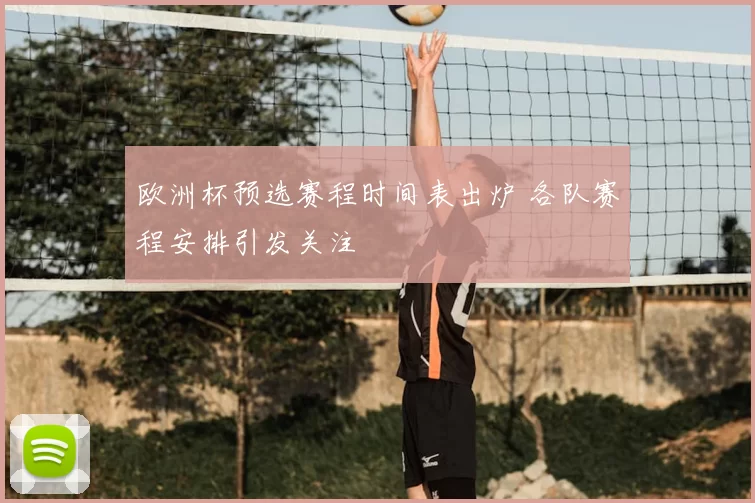 欧洲杯预选赛程时间表出炉 各队赛程安排引发关注