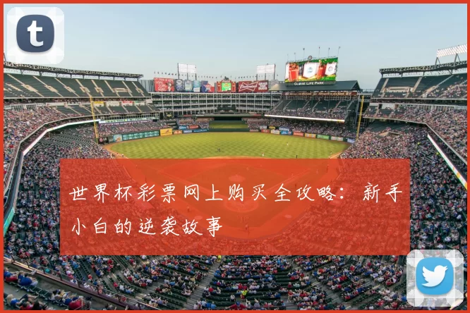 世界杯彩票网上购买全攻略:新手小白的逆袭故事